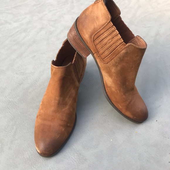 tommy hilfiger brown ankle boots